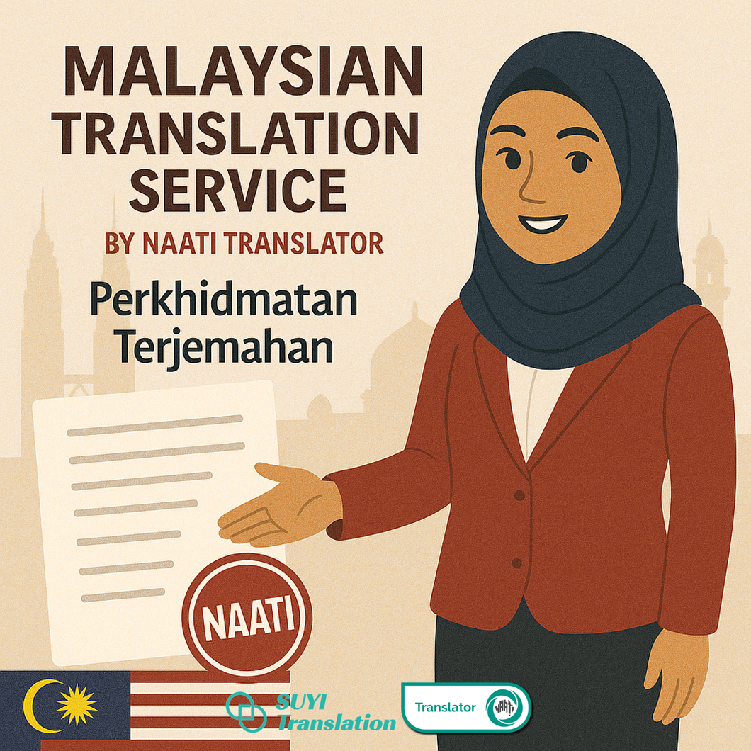 Malaysia-Australia NAATI-Certified Translation Services  Perkhidmatan Terjemahan Bertauliah NAATI Malaysia-Australia