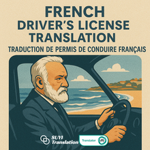 Load image into Gallery viewer, Traduction de permis de conduire certifiée NAATI du français vers l'anglais
