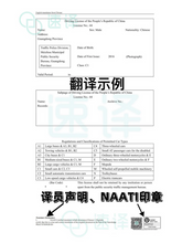 Load image into Gallery viewer, Driver License Translation (By NAATI-Certified Translator)
